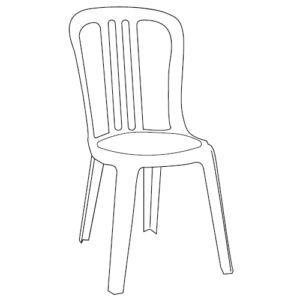 Chaises plastique