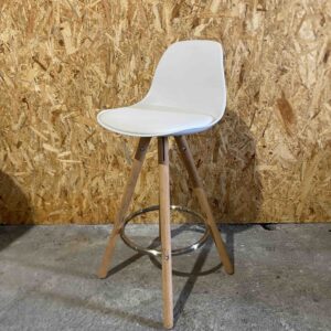 Tabouret bar blanc