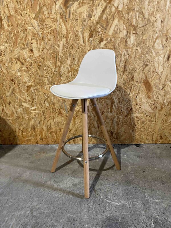 Tabouret bar blanc