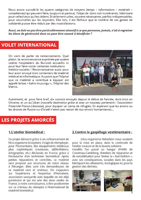 les echos d'aima 2025 mai3