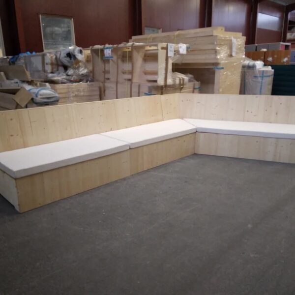Banquette bois avec retour – Image 2