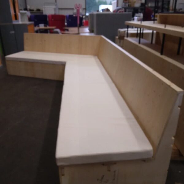 Banquette bois avec retour – Image 3