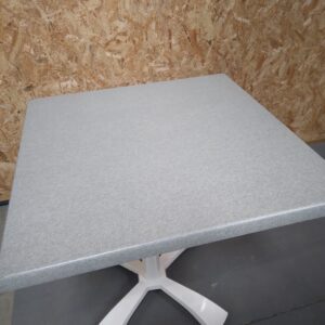 Plateau stratifié moulé pour table de terrasse – carré - gris