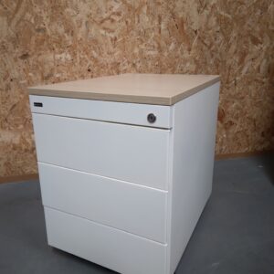 Caisson de bureau Majencia 3 tiroirs sans clef