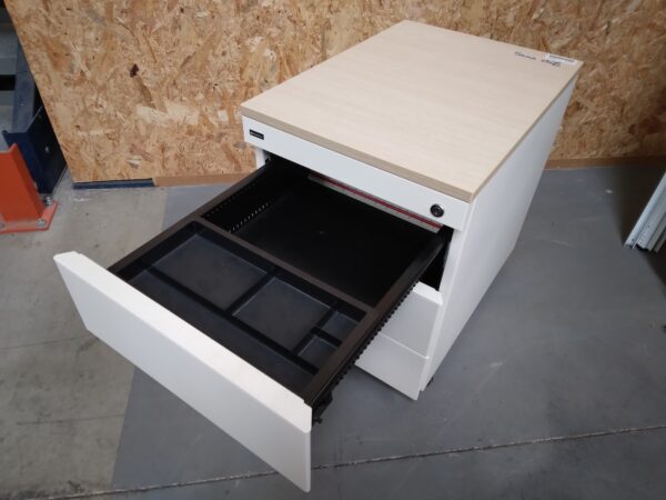 Caisson de bureau Majencia 3 tiroirs sans clef – Image 2