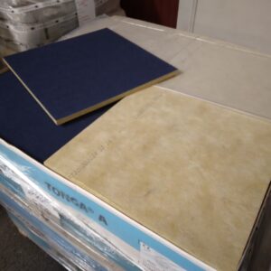 Dalle de plafond acoustique Tonga bords A cobalt