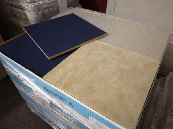 Dalle de plafond acoustique Tonga bords A cobalt