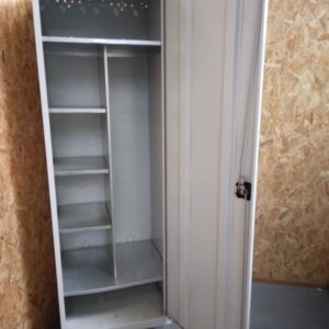 Vestiaire métallique gris