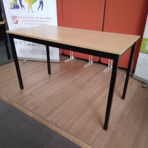 Table - 4 pieds noirs 120x60